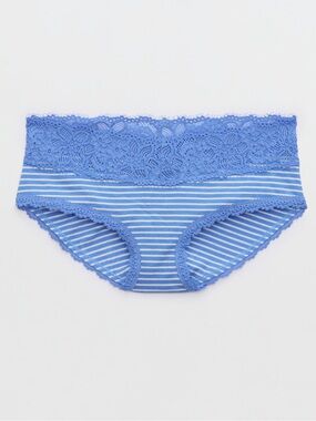 Aerie NWTs Superchill Cotton Eyelash Lace
Boybrief Underwear in Laundry Blue